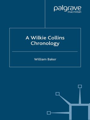 cover image of A Wilkie Collins Chronology